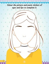 Make A Pretty Face with 100+ Stickers - Interactive Book for Kids Ages 5+ (English)